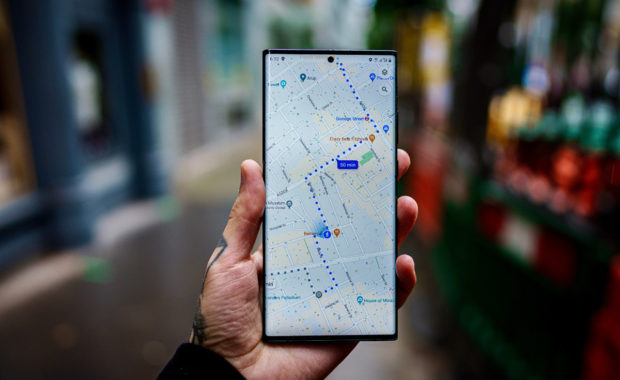 local map search on mobile phone