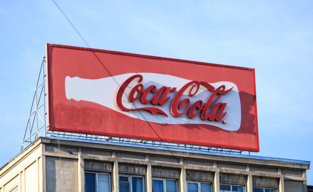 billboard of coca cola brand