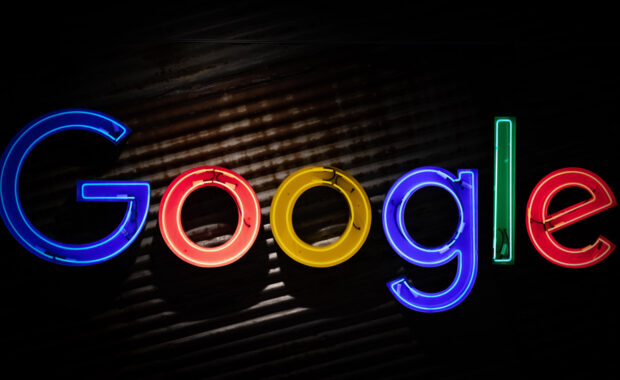 led lights of google search engine brand